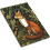 Interruptor de luz com raposa e folhas, placa de parede decorativa para interruptor de 1 via, estilo rústico. 3