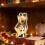 Love Heart Gesture Figurine Gold Decor Set 6