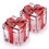 Clear Glass Containers Candy Jars with Bowknot-2 small green 7