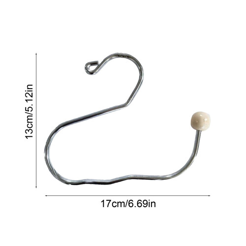 Metal Hat and Clothes Hook Rack for Vertical Storage 1