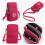 Τσάντα Crossbody για άνδρες και γυναίκες, casual σακίδιο ώμου, πολυχρηστικό σακίδιο 3