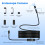 1PC1920P HD IP67 Αδιάβροχη κάμερα ενδοσκοπίου με 8+1 διπλούς φακούς, ημι-άκαμπτο καλώδιο 2