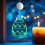 Easter Window LED Egg String Lights with Suction Cups, Battery-Powered, Warm White, Timer, Waterproof, Indoor/Outdoor Decor – Compatible with Easter 6