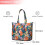 Τσάντα ταξιδιού Pioneer Flower Floral Print για γυναίκες – Μεγάλη τσάντα ταξιδιού 4