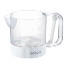 Ergonomic Grip Manual Mixer Easy Cleaning Design Eggs-White