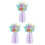 Colored Paper Vase Honeycomb for Easter Tabletop-3 3 1
