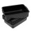 4-Pack 23 L Plastic Bus Box, Utility Bus Tubs, Black 7