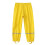 Ensemble imperméable et pantalon pour enfants, jaune, 3-4 ans 3