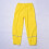 Ensemble imperméable et pantalon pour enfants, jaune, 3-4 ans 5