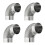 Strong Steel Chimney Pipe 90 Degree Turn For Safe-large 5