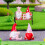 Στολίδι Gnome Love από ρητίνη για την ημέρα του Αγίου Βαλεντίνου 1 τεμ. 4