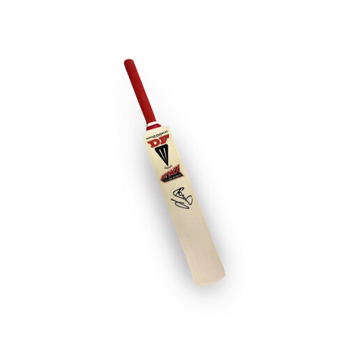 Ian Botham Signed Mini Attack Cricket Bat. Framed 1