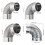 Strong Steel Chimney Pipe 90 Degree Turn For Safe-large 6