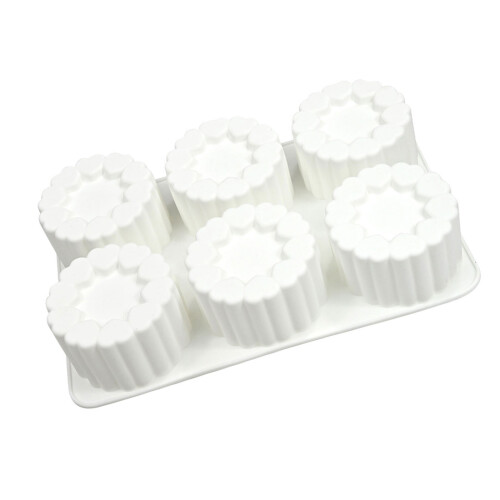 Chocolate Molds Heart Cylinder Silicone Molds Mousses Cake