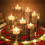 Conjunto de 2 velas LED realistas sem chama com difusor integrado. 4
