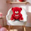 Teddy Bear Plush Doll 11.8 Inch with Heart 4