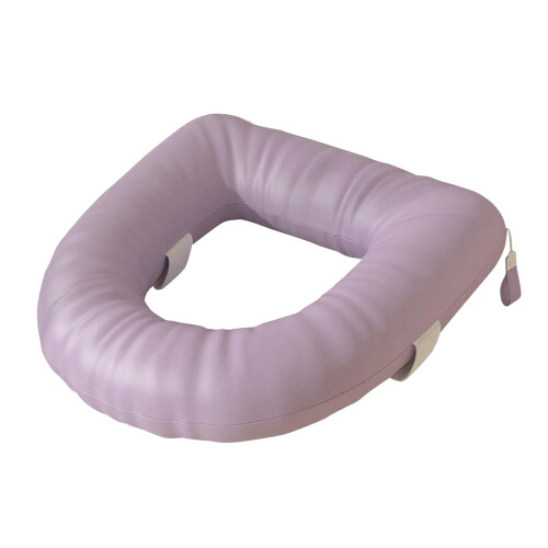 Assento Sanitário Elevatório com Capa Acolchoada em Couro PU 8cm 2