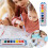 Set di acquerelli a forma di cuore con pennelli, 8 colori 2
