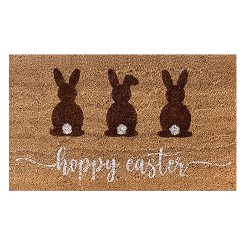 Εκκαθάριση Happy Easter Mat Rabbits Bunny Διακοσμητικά Πατάκια Πόρτας Κουζίνας, Home Spring Easter Holiday 1