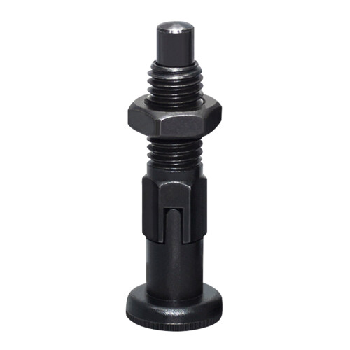 Self-locking Type Spring Plungers Fine Thread Screw Replacement Carbon Steel Fine Thread Knob Plunger Indexing Pins 2
