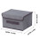 Nonwoven Folding Storage Box 1PC Clothes Organizer for Dormitory Collapsible Fabric Container for Clutter Control & Space Saving, 3