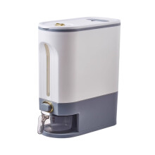 Distributeur de riz 22 lb, récipient à céréales étanche à l'humidité avec couvercle, tasse à mesurer et cadran horaire, sans BPA, compatible