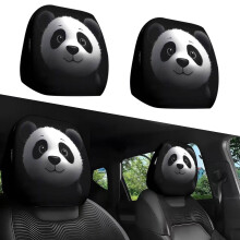 Autohoofdsteunhoes met grappige print, universeel rekbaar materiaal