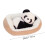 Conjunto de brinquedo de pelúcia para gato e cama para animais de estimação de 7,8 polegadas 2