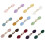 5Pcs Pearls Embellished Chinese Knot Button Closure for-Gilt 2