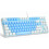 Clavier mécanique de jeu rétroéclairé bleu 87 touches TKL 1