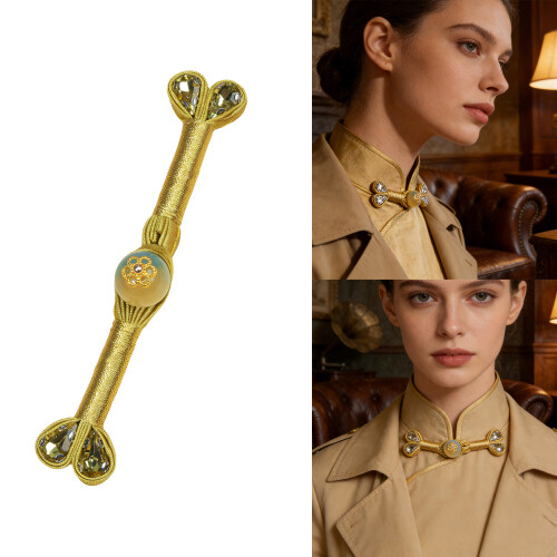 5Pcs Chinese Knot Button Handmade Cheongsam Knot Button-No. 2 2