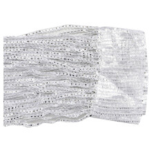 Silver string curtain for weddings and home decoration