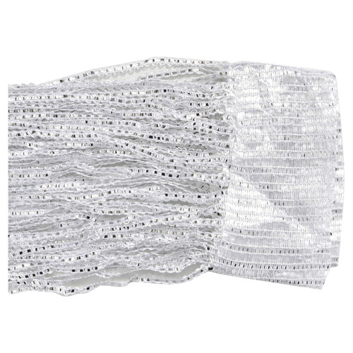 Silver string curtain for weddings and home decoration