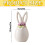 Ceramic Bunny Decor Porcelain 1 Piece 2