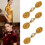 5Pcs Pearls Embellished Chinese Knot Button Closure for-Gilt 3