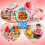 Valentine's Candy Cards Set 18 or 36 pcs 4
