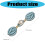 5Pcs Pearls Embellished Chinese Knot Button Closure for-Gilt 4