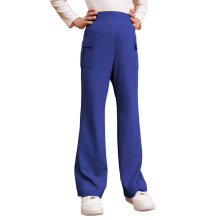Girl Pants - Girls Flare Pants School Uniforms Bottoms High Waist Comfort Playwear - Girls Clothes,Color:02 Blue,Size:14-15 Years