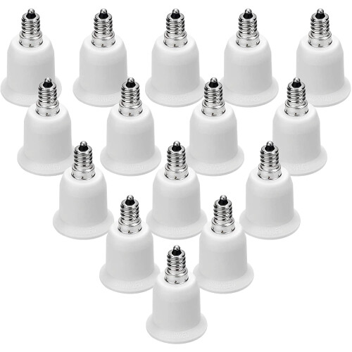 E12-E26 foglalat adapter, hőálló, 10 darabos csomag 1