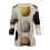 Women's Easter Top with Rabbit Print and 3/4 Sleeves 4