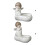 Ceramic Praying Angel Tealight Holder White 5