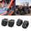 Accessori per la modifica di morsetti per UTV e parabrezza, inclusi componenti per moto sportive, morso per UTV. 2