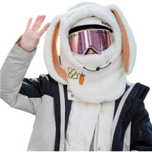 Rabbit Ski-Sturmhaube für Damen, Sherpa-Kapuzen-Skimaske, Winter-Sturmhaube, Gesichtsmaske für Radfahren und Outdoor-Aktivitäten