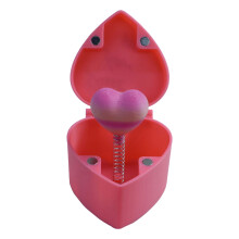 Coffret cadeau surprise en forme de cœur pour la Saint-Valentin, décoration à effet rebondissant pour révéler un amour, idéal pour les bagues,