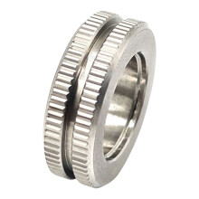 Muis met scrollwiel van roestvrij staal, metalen scrollwiel van aluminium voor MX2S-muis, aanpasbaar hoofd-/zijwiel