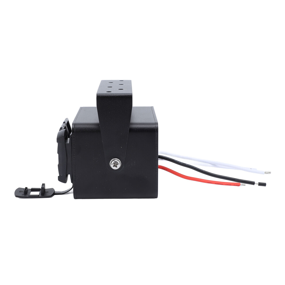 2 Gang Toggle Switch Box With Voltage Meter & Usb Port Waterproof Dc 12-24V 7891385210169