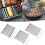 JMKQLZ Ράφι για Hot Dog για BBQ Grill – Ανοξείδωτη σχάρα για λουκάνικα και καλαμπόκι, 1