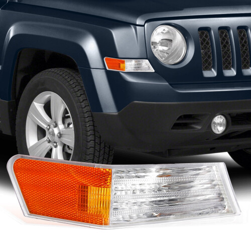 Κάλυμμα μπροστινού φλας για Jeep Patriot2007–2017 (Δεξιά, Πλευρά συνοδηγού), Συμβατό με 1