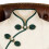 5Pcs Pearls Embellished Chinese Knot Button Closure for-Gilt 6