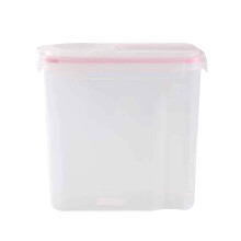 Boîte de conservation hermétique 4 L | Grand bocal à grains avec couvercle hermétique | Organisateur pour aliments secs (riz, farine, épices) |